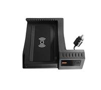 MEXWLOP Piastra di ricarica for accessori for modifica degli interni del caricabatterie wireless for auto QI, for, for Mercedes-Benz, Classe C GLC W205 C300 AMG C43 C63 Caricabatterie wireless per au