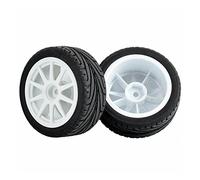 MEXWLOP Pneumatici e Ruote con Impugnatura 4 Pezzi, for HSP, for HPI, 1:10 On-Road Speed Car RC 910-8010 Pneumatici telecomandati ad Alta aderenza(910W-8010)