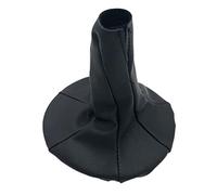 MEXWLOP Pomello del cambio a 5 marce, testa, palla a mano, ghetta in pelle, custodia, collare, for Fiat, 500 500C 2007-2013 for Panda 2003-2012 Pomello del cambio(Black Case)
