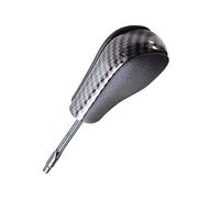 MEXWLOP Pomello del cambio for auto, leva del pomello del cambio automatico, for, E81 E82 E87 E90 E91 E92 E93 E36 E38 E39 E46 E53 E60 Pomello del cambio(BLACK Carbon Fiber-long)