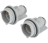 MEXWLOP Presa for fanale posteriore, adattatore for fendinebbia e freno, for VW, for Passat, berlina station wagon 1998-2001, ABS, n. 3B0953123A, grigio, 2 pezzi Portalampada per faro