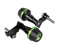 MEXWLOP Protezione anticaduta for protezione telaio motore, for CBR 1000RR CBR 1000 RR 2012 2013 2014 2015 2016 Protezione forcella moto(Green)