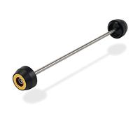 MEXWLOP Protezione anticaduta slider ruota posteriore, for Ducati, for Monster 797 Scrambler 1100 2017 2018 2019 Protezione anticaduta Slider telaio Protezione forcella moto(Gold)