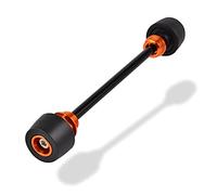 MEXWLOP Protezione dagli urti della forcella della ruota del cursore dell'asse anteriore da 26 mm, for 125 150 200 250 300 350 450 500 530 EXC SX XC XCW SXF EXCF Protezione forcella moto(Orange)