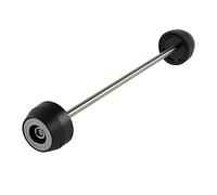 MEXWLOP Protezione dagli urti della ruota di scorrimento dell'asse anteriore, for Triumph, for Daytona 675 675R 2013 2014 2015 2016 2017 Street Triple R RX 2015-2016 Protezione forcella moto(Titanium)