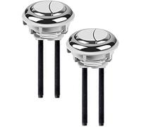MEXWLOP Pulsante per WC con scarico a doppia pressione, confezione da 2 | serbatoio di scarico sostitutivo con diametro filettato 48 mm/1,89