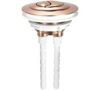 MEXWLOP Pulsante WC a doppio scarico, per installazioni con serbatoio | standard con compatibilità asta da 100 mm, struttura in plastica ABS
