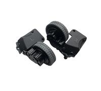 MEXWLOP Ricambi for aspirapolvere, accessori for robot, ruota di ricambio for ILIFE, gruppo motore ruota A4s A4 A40, ruota robotica A40 A4s A4 Set motore ruota aspirapolvere(BLACK L and R Wheel)