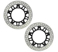 MEXWLOP Rotore disco freno anteriore moto 2PC, for Suzuki, AN250 Skywave250 2003-2009 AN400 Burgman400 2003-2009 AN650 Executive 2004-2009 Disco freno per moto