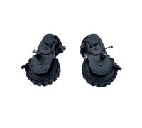 MEXWLOP Ruota sinistra e destra for aspirapolvere, for Ecovacs, for N8/ N8 Pro/ T8/ T9/ OZMO 950/920, ruota di ricambio, accessori for robot spazzatrici Set motore ruota aspirapolvere(BLACK L+r)