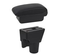 MEXWLOP Scatola portaoggetti for console centrale con bracciolo for auto con accessorio USB for styling auto interno, for Kia, for Picanto Bracciolo per auto(BLACK B1 Black Line)