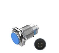MEXWLOP Sensore di prossimità induttivo Serie M30 Connettore M12 a 4 pin Tipo NPN PNP Interruttore metallico industriale senza contatto a filo Sensore di prossimità(Dc 3-wire Npn No)