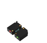 MEXWLOP Sensore fotoelettrico a infrarossi, punto visibile, fascio passante, NPN PNP, 12-24 V CC, interruttore fotocellula quadrato con staffa Sensore di prossimità(10m Dc 3-wirepnp No)