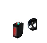 MEXWLOP Sensore fotoelettrico a riflessione diffusa E3z-d61 NPN PNP 12-24 V CC Interruttore ottico a infrarossi quadrato Distanza 30 cm con staffa Sensore di prossimità(30cm 3-wirenpn No Nc)