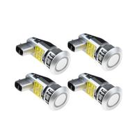 MEXWLOP Sensori di parcheggio di assistenza 4 pezzi, for Chevrolet, Captiva Parking 96673464 96673474 96673471 96673467 Sensore di parcheggio per auto(Silver)
