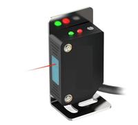 MEXWLOP Sensori fotoelettrici quadrati a riflessione diffusa, piccolo punto visibile, NPN PNP, 10-30 V CC, interruttore fotocellula a raggio infrarosso Sensore di prossimità(30cm Dc 3-wirenpn Nc)
