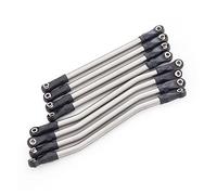 MEXWLOP Set di collegamenti in Acciaio Inossidabile da 8 Pezzi con estremità Asta in ABS 1/10 RC Crawler Car, for assiale, for Capra 1.9 UTB, for Unlimited Trail Buggy Braccio di Sospensione