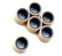 MEXWLOP Set di pesi a rulli for variatore 6 pezzi 7g 11g 12g 13g 16g Modelli 20x15mm Compatibili con 125cc 150cc 200cc Peso della puleggia dello scooter elettrico(BLACK 20x15mm 12g)