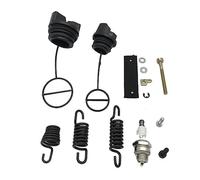 MEXWLOP Set molle ammortizzatore AV, for Partner, 350 351 Tappo serbatoio olio combustibile Tendicatena tenditore candela motosega Sostituisci pezzo di ricambio Tappo del serbatoio del carburante