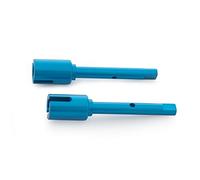 MEXWLOP Set sterzo in Lega di Alluminio Albero Motore Osso Cane Giunto elica Verticale, for Tamiya, for Telaio TT02 1/10 RC su Auto da Strada Braccio di Sospensione(Propeller Joint Blue)