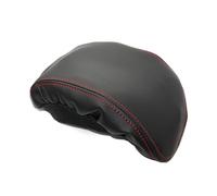 MEXWLOP Solo LHD Auto In Pelle Microfibra Console Centrale Coperchio Bracciolo Box Copertura Trim, for BMW, X1 F48 2016 2017 2018 2019 Tipo di Fascia Elastica Copribracciolo per auto(Black with red)