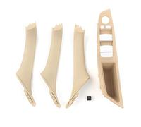 MEXWLOP SOLO RHD Beige Auto Finestra Interna Interruttore Bracciolo Pannello Maniglia Kit, for BMW, for F10 F11 Serie 5 2010 2011 2012 2013 2014 Maniglia per portiera interna dell'auto