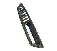 MEXWLOP Sostituzione della copertura del pannello dell'interruttore di sollevamento finestra bracciolo porta interna aggiornata LHD Maniglia per portiera interna dell'auto(Carbonfiber Right)