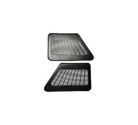 MEXWLOP Sotto il sedile pavimento posteriore riscaldatore CA aria condizionata condotto di sfiato griglia copertura uscita rivestimento, for, serie 1 2 3 5 X1 X2 X3 X4 X5 Griglia di ventilazione per