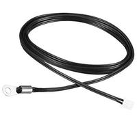 MEXWLOP Sourcingmap 10K NTC Termistore Sonda 39,4 pollici Temperatura Sensore Sensibile, for Aria Condizionata Sensore di temperatura(BLACK 50mm)