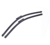 MEXWLOP Spazzole tergicristallo for parabrezza for auto, for Citroen, C4 Cactus dal 2014 al 2018 Accessori for tergicristalli Spazzola tergicristallo anteriore(BLACK Front wiper blades)