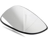 MEXWLOP Specchietto retrovisore esterno in vetro + piastra posteriore lato guida destro riscaldato, for Ford, for Fiesta, Mk7 2008-2017 8A6117K740DC 1531440 Vetro dello specchietto retrovisore