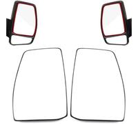 MEXWLOP Specchietto retrovisore riscaldato for portiera destra e sinistra, for Ford, Transit Custom BK2117K740BB 1766584 BK2117K741BB 1766587 2012-2021 Vetro dello specchietto retrovisore