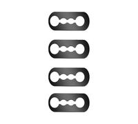 MEXWLOP Tampone fonoassorbente for serratura portiera auto, 4 pezzi, for Lada, Vesta SW Cross 2015-2023 Scricchiolii tintinnanti Rumore sordo Ammortizzatore portiera auto insonorizzazione Ammortizzato
