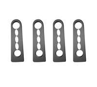MEXWLOP Tampone fonoassorbente for serratura portiera auto, 4 pezzi, for NISSAN, Navara Frontier D40 2004 2005 2006 2007 2008 - 2021 Ammortizzatore portiera auto Ammortizzatore per portiera auto