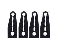 MEXWLOP Tampone fonoassorbente for serratura portiera auto, for Ford, Focus, 3 Kuga 2 Escape Edge Ammortizzatore portiera auto Ammortizzatore per portiera auto