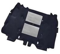 MEXWLOP Tappetino fonoassorbente for motore in cotone for isolamento termico e acustico for auto, for Jeep, Wrangler 2007 2008 2009-2017 Scudo termico del motore(BLACK Type C)