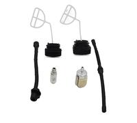 MEXWLOP Tappo olio combustibile Filtro Kit tubo 4500 5200 5800 45cc 52cc 58cc Motosega Seghe a gas Sostituzione Tappo del serbatoio del carburante