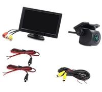 MEXWLOP Telecamera per retrovisione per auto Telecamera per retromarcia, per schermo di Easy Use 5 Car con monitor Vista posteriore(BLACK Monitor camera C)