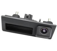 MEXWLOP Telecamera per retrovisione per auto Telecamera retromarcia, per A3, per A4, per A6 Maniglia per bagagliaio di backup per veicolo Hd Ahd 1080P(BLACK CVBS 720x480P)