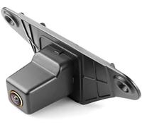 MEXWLOP Telecamera posteriore per auto Telecamera per retromarcia, per Land Cruiser, per Prado 2010-2012 Foro riservato per bagagliaio Hd AHD1080P 1000Tvl Targa veicolo Asia(BLACK AHD Trajectory Cam)