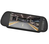 MEXWLOP Telecamera posteriore per auto Telecamera per retromarcia, per Trafic 3 2014 7 Schermo per specchietto retrovisore per auto con luce freno(BLACK Without bracket)