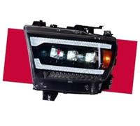 MEXWLOPer DODGE, per Ram 2009-2017 Luci per auto Fari automatici Assemblaggio Lente del proiettore Lampada di segnalazione dinamica Faro Faro Accendere la luce Luce di (Type (Type C For Xenon)