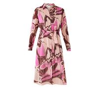 MEXX Abito marrone / rosa / rosa Donna - Abbigliamento - Taglie comode - Abiti - Abiti camicia MEXX 40