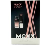 Mexx Black Donna Set Regalo 1 Set= 1 X 30ml Eau De Toilette 50ml Gel Doccia