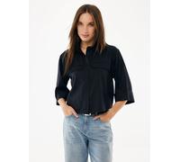 MEXX Camicia da donna nero Donna - Abbigliamento - Taglie comode - Camicie e tuniche - Camicie MEXX S