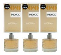 Mexx Donna Eau De Parfum 3 X 40Ml EdP Spray Naturale Per Lei Realizzato Da Coty