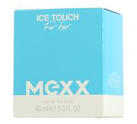 MEXX ICE TOUCH Eau de Toilette da donna, profumo estivo con fiori d'arancio, per donne attive e stimolanti, 40 ml