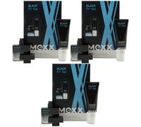 Mexx Set Regalo Black For Him 3 Set= 3 X 30ml EDT Spray + 50ml Doccia Gel