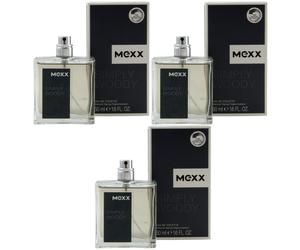 Mexx Simply Woody Eau De Toilette 3 X 50ml EDT Spray per Uomo