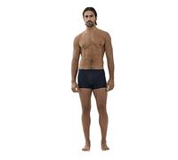 Mey 49121-668 Men's Casual Cotton Blue Solid Colour Fitted Boxer Medium (Brand Size 5)